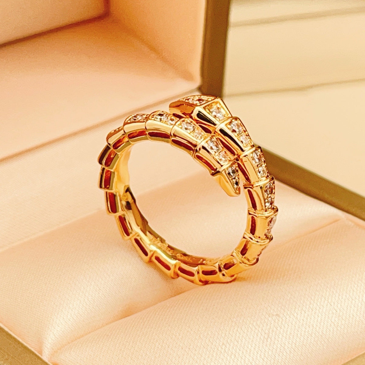 Bvlgari Brass Serpent Ring