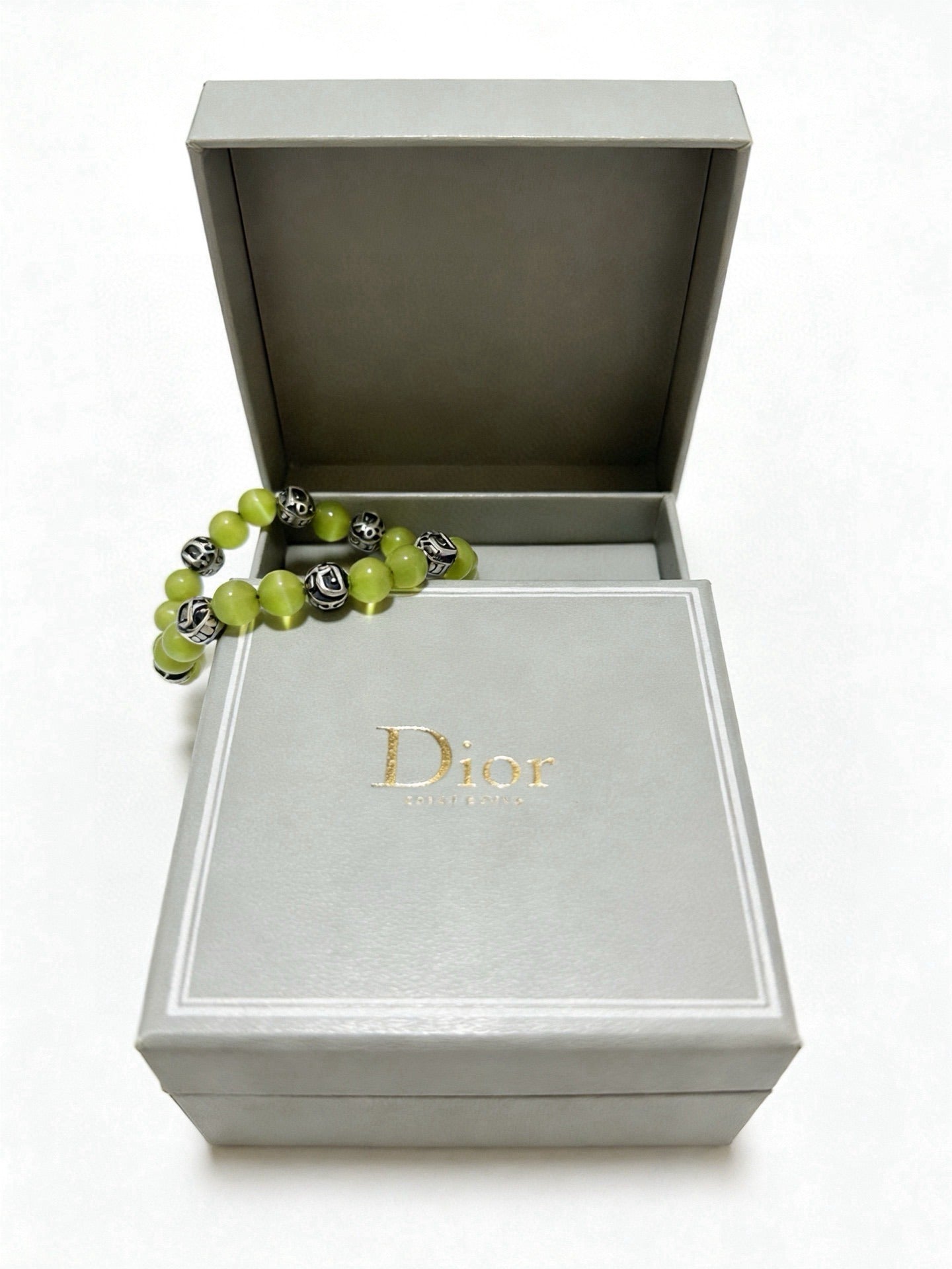 Dior Sterling Silver Vintage-Finish Bracelet