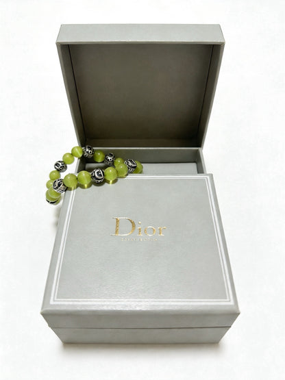 Dior Sterling Silver Vintage-Finish Bracelet