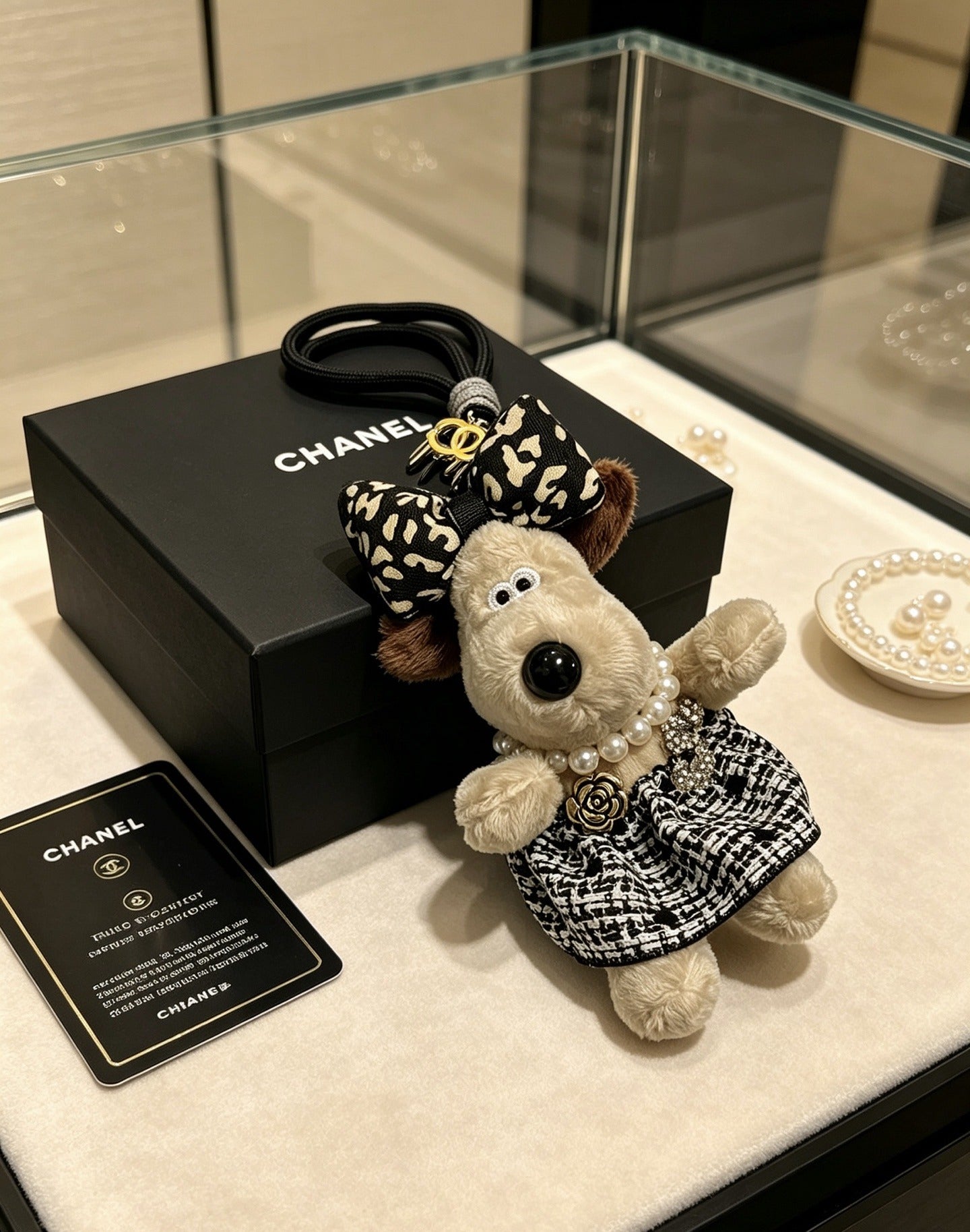 Chanel Vintage-Finish Keychain