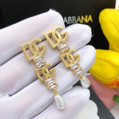 Dolce & Gabbana Brass Tassel Earrings