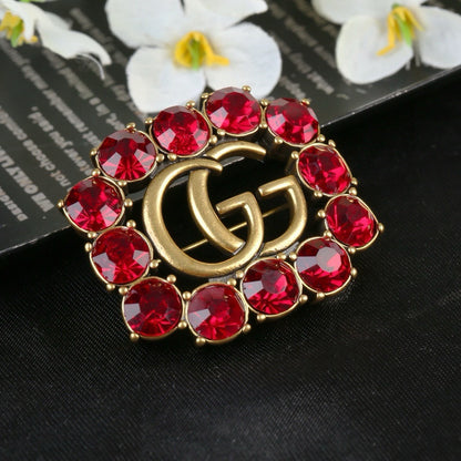Gucci Logo Brooch