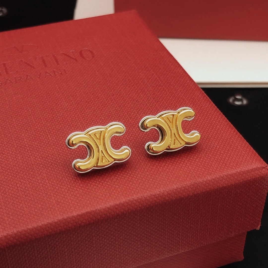 Celine Brass Earrings
