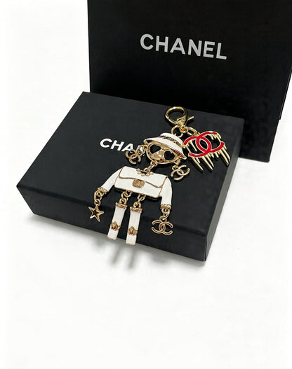 Chanel Vintage-Finish Keychain