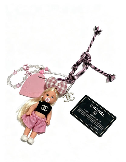 Chanel Vintage-Finish Keychain