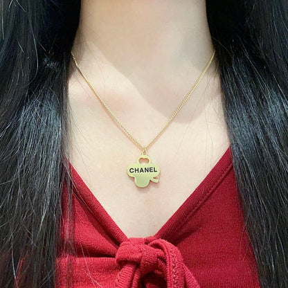 Chanel Logo Necklace