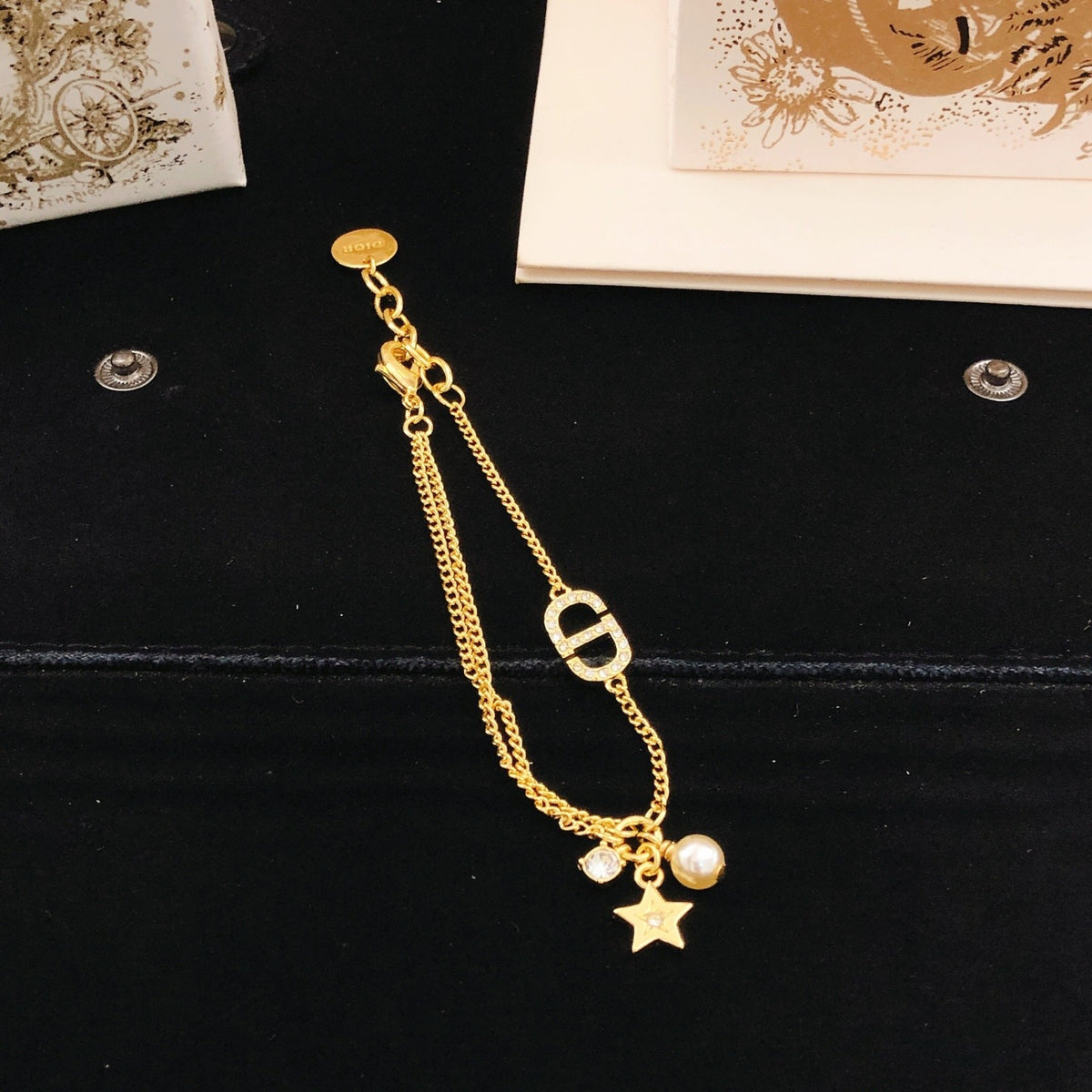 Dior Brass Star Bracelet