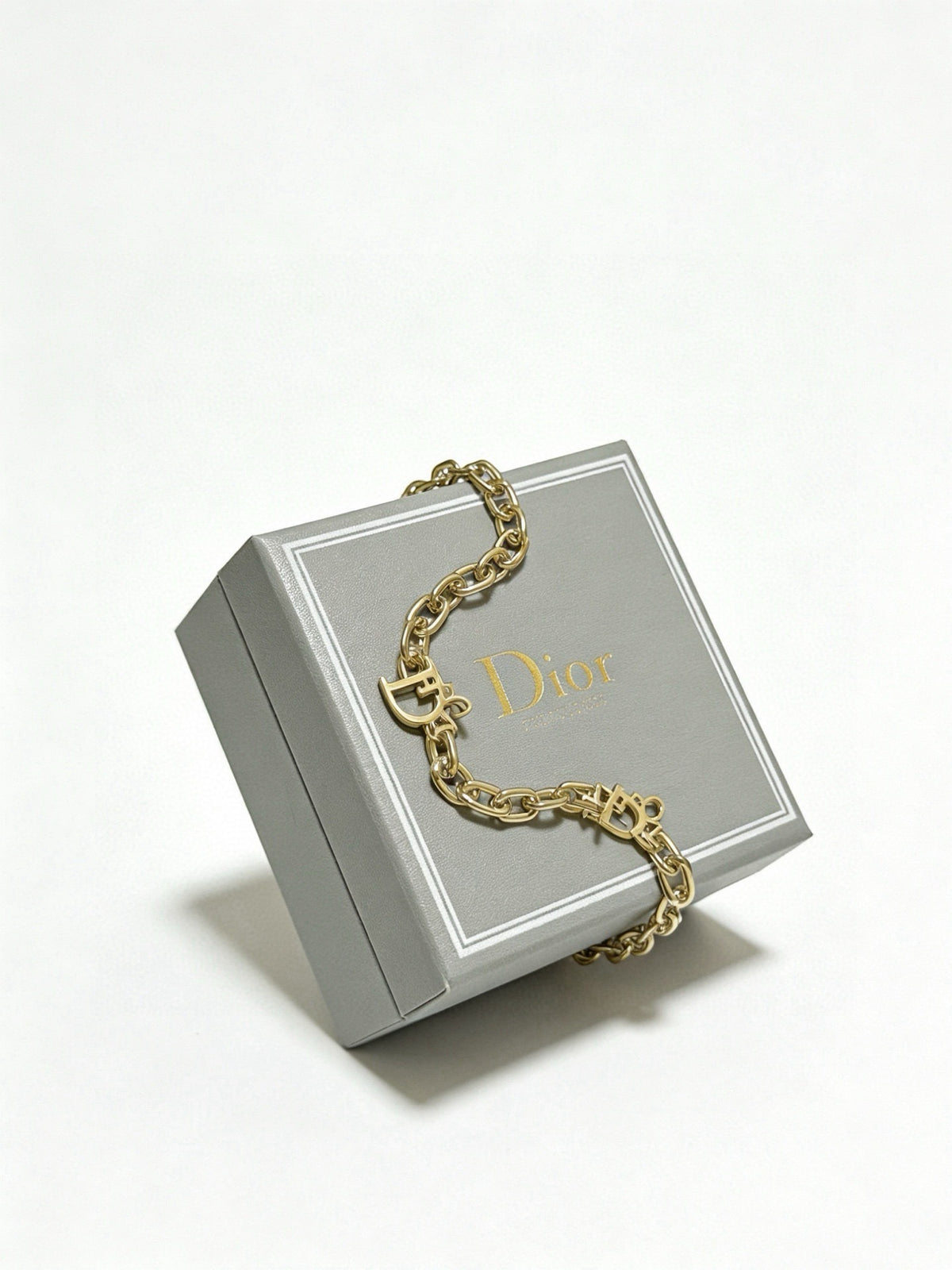 Dior Sterling Silver Chain Bracelet