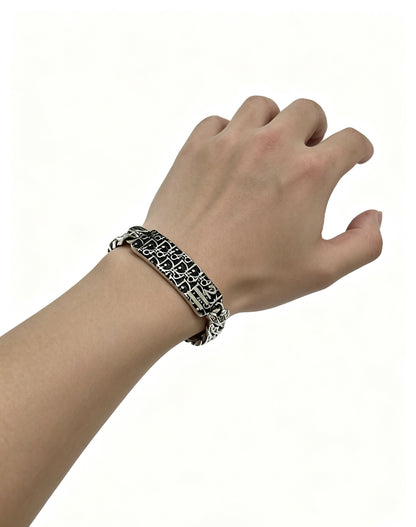 Dior Sterling Silver Chain Bracelet