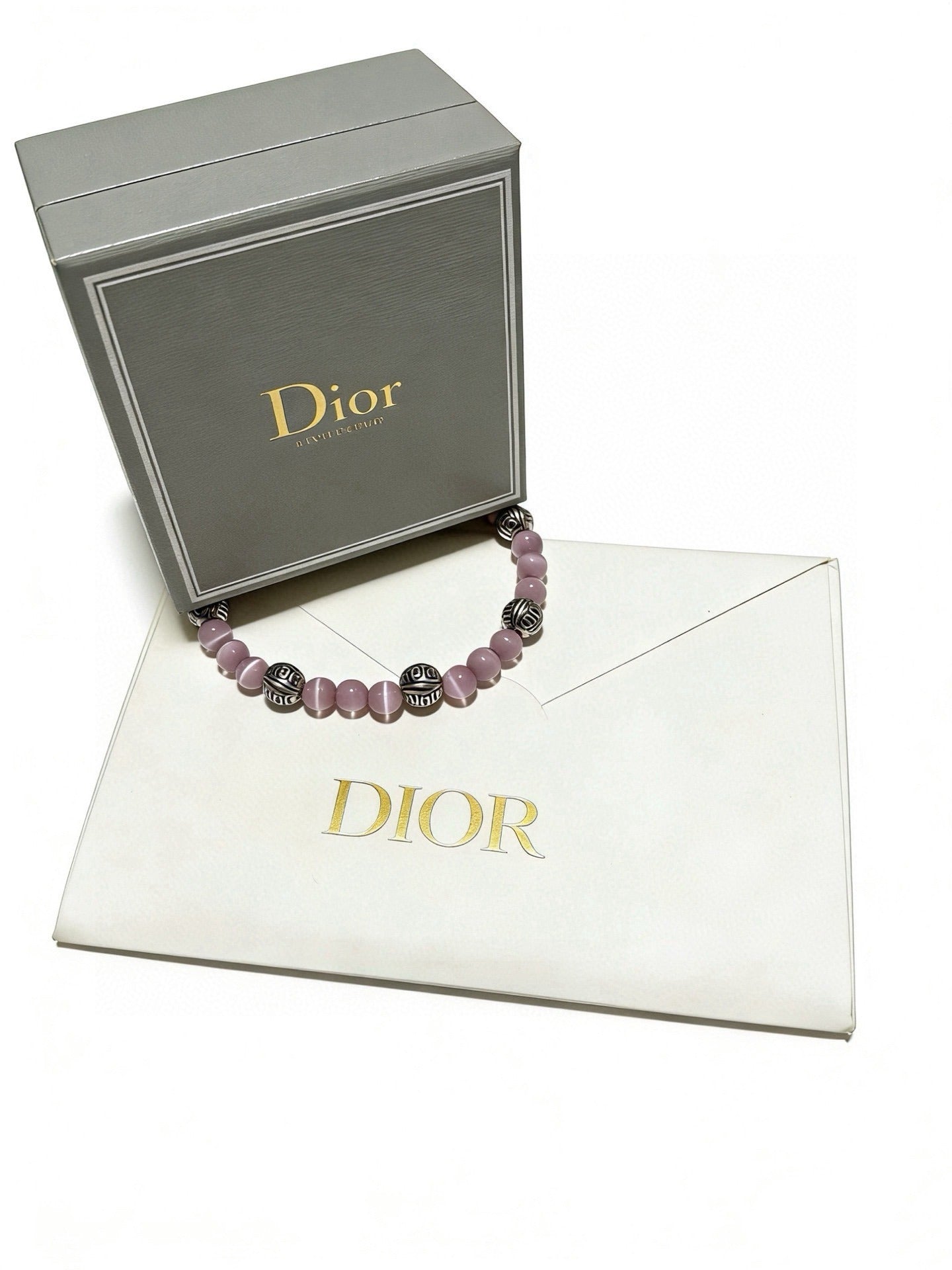 Dior Sterling Silver Vintage-Finish Bracelet
