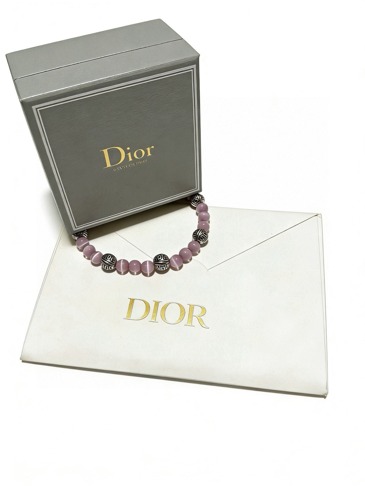 Dior Sterling Silver Vintage-Finish Bracelet