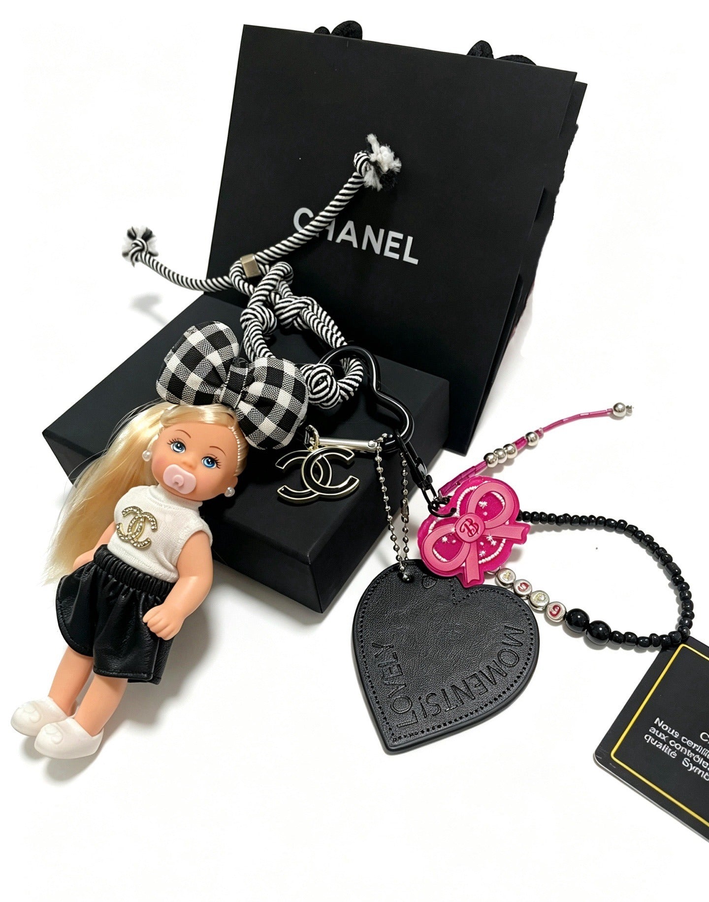 Chanel Vintage-Finish Keychain