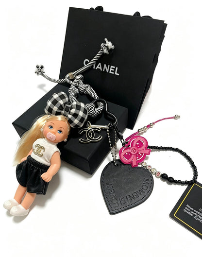 Chanel Vintage-Finish Keychain