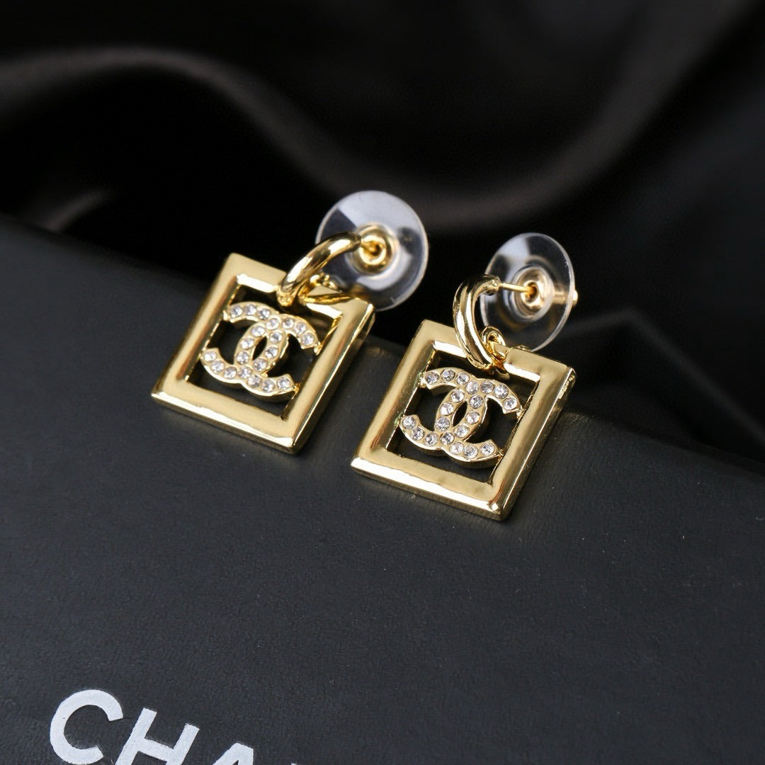 Chanel Brass Earrings