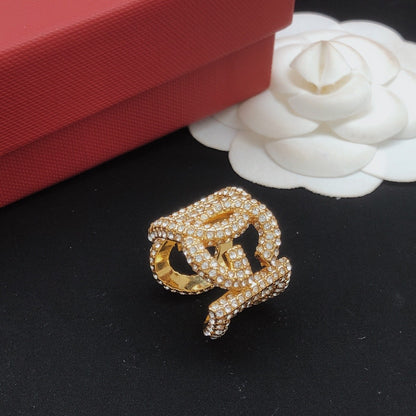 Unbranded Brass Logo Ring