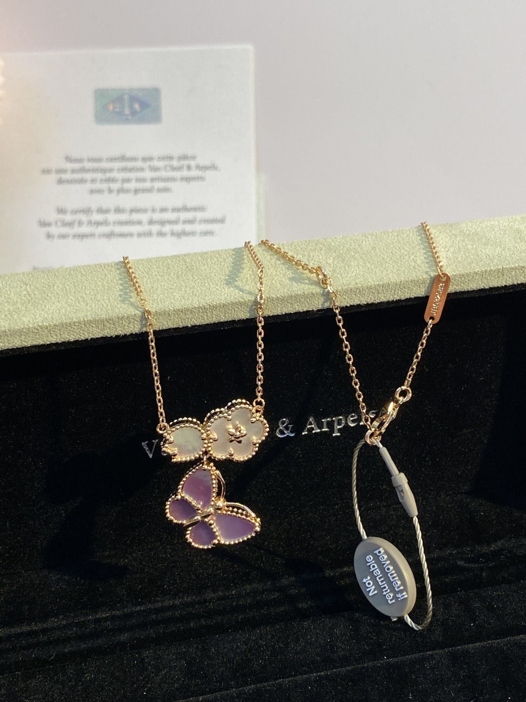 Van Cleef & Arpels Butterfly Necklace