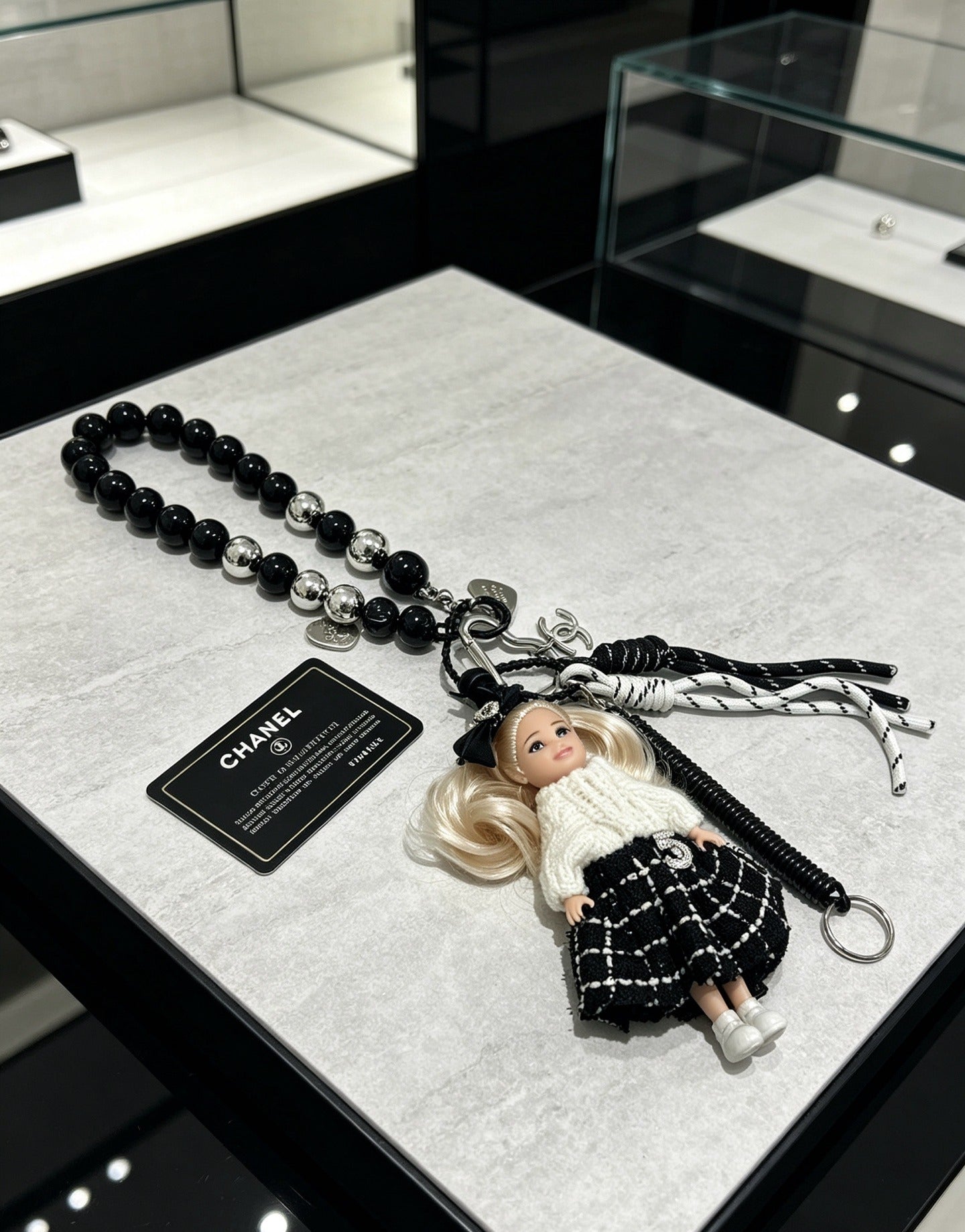 Chanel Vintage-Finish Keychain