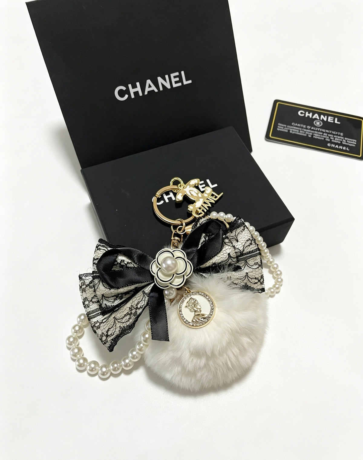 Chanel Vintage-Finish Keychain