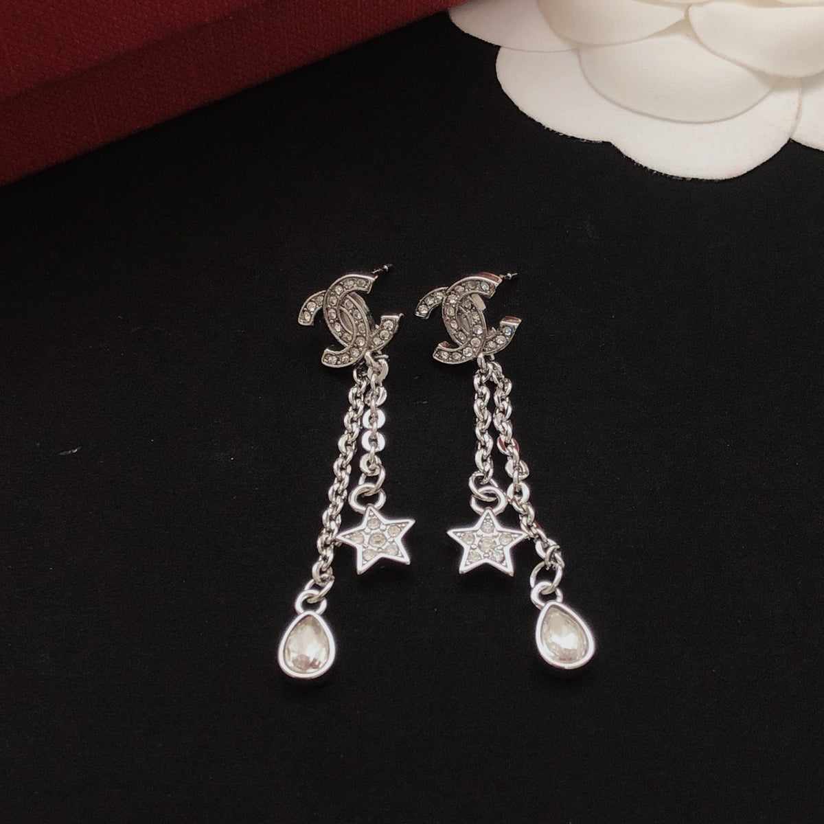 Chanel Brass Star Earrings