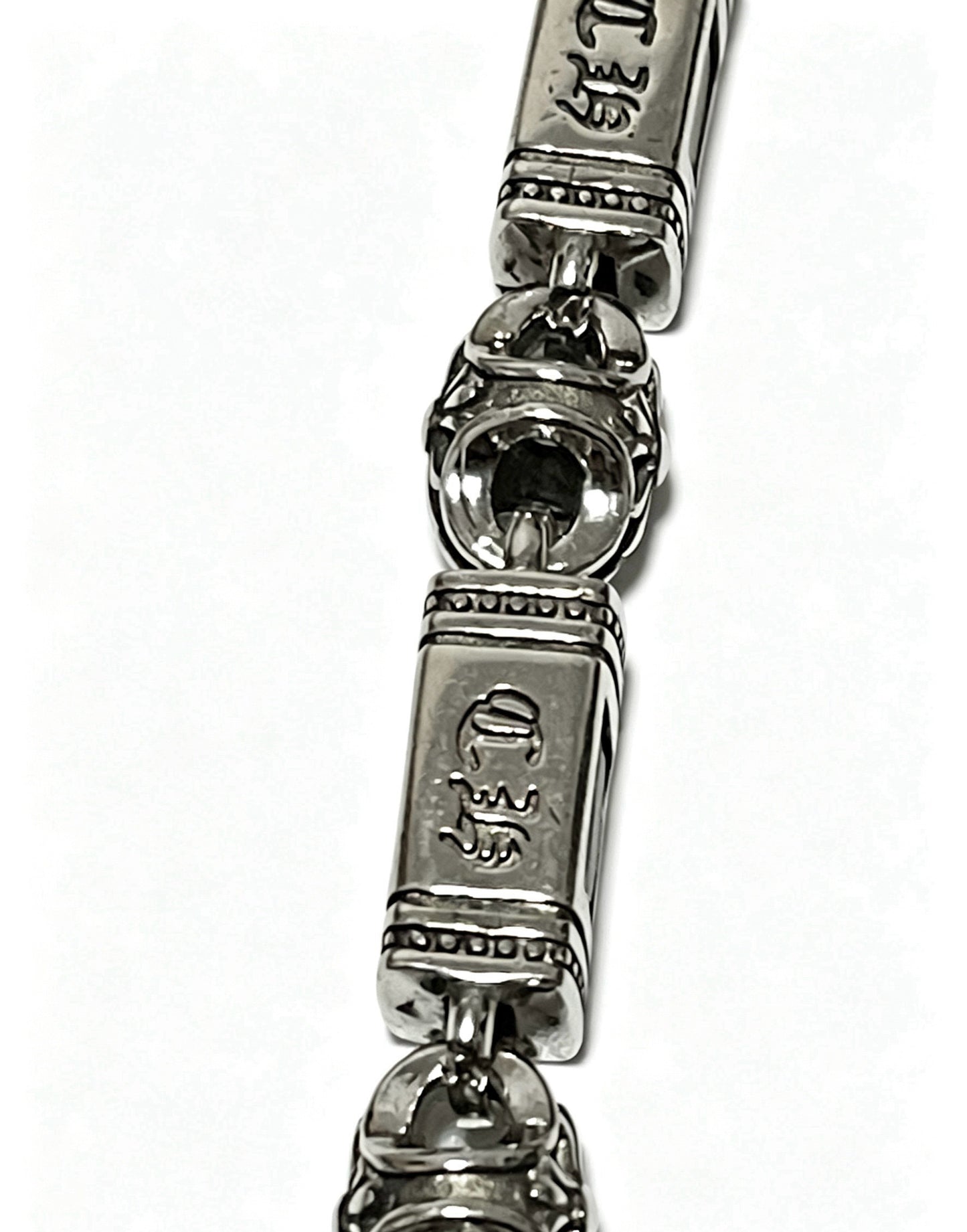 Chrome Hearts Sterling Silver Cross Necklace