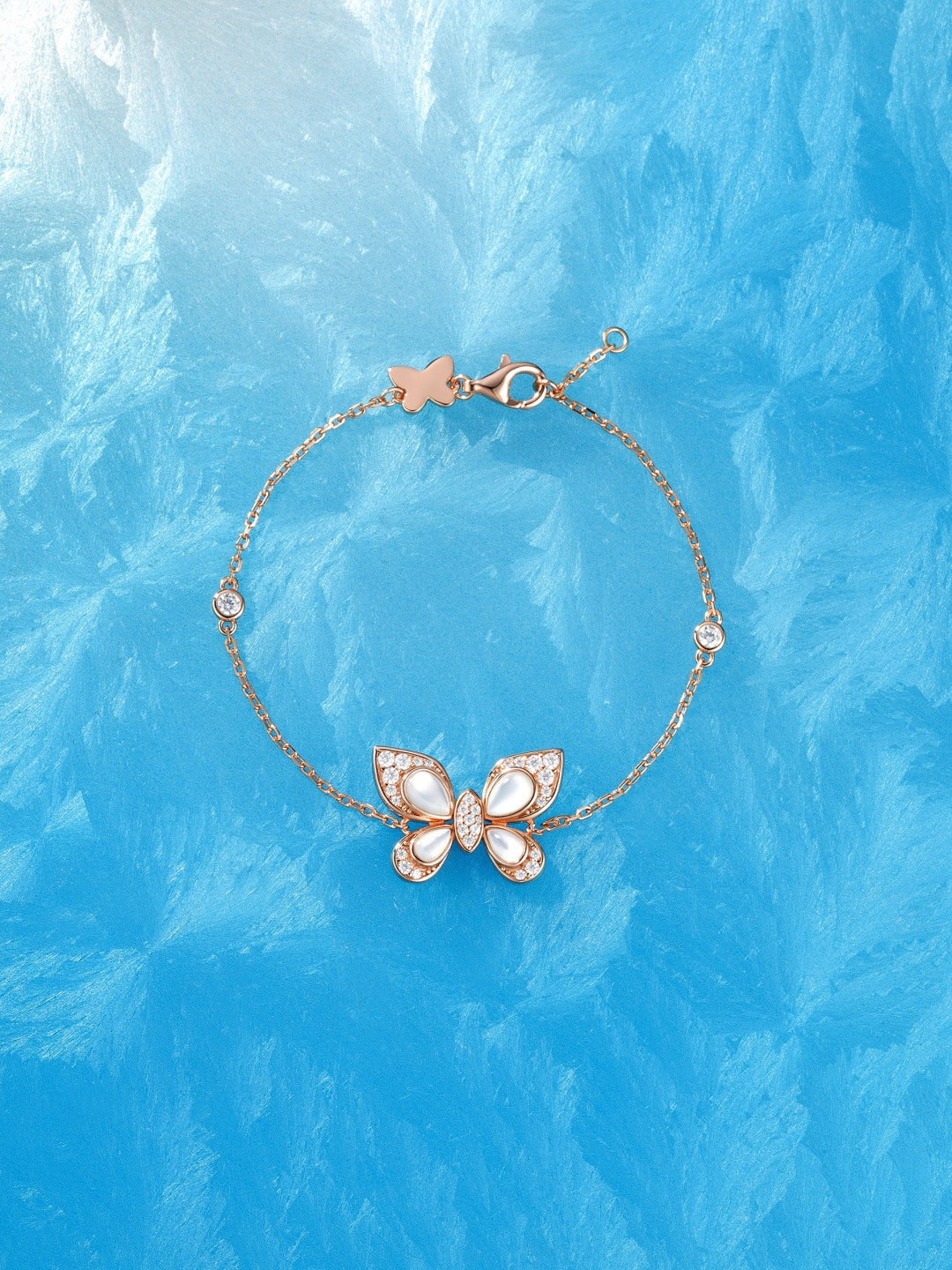 Unbranded Sterling Silver Butterfly Bracelet