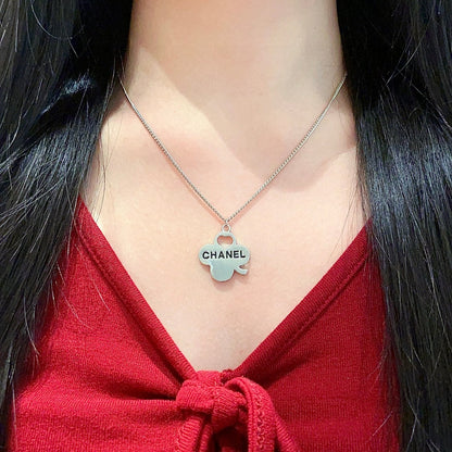 Chanel Logo Necklace
