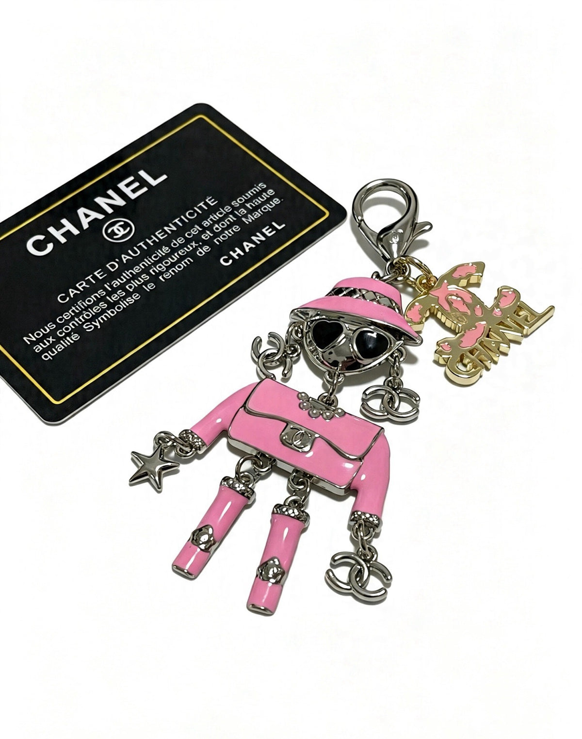 Chanel Vintage-Finish Keychain