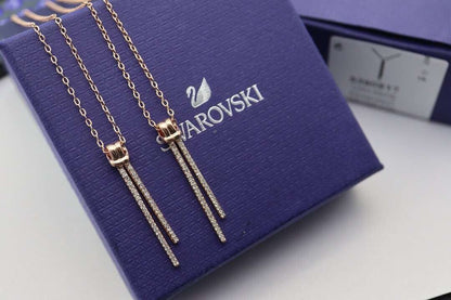 Swarovski Gold Crystal Necklace