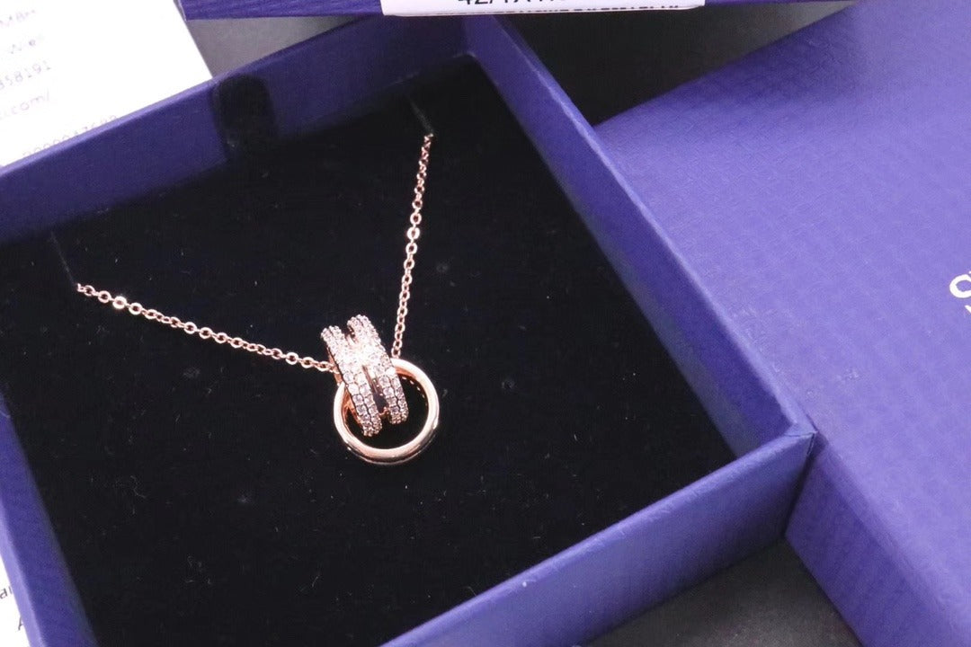 Swarovski Gold Crystal Necklace