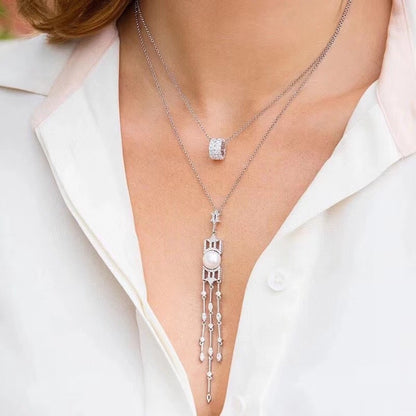 APM Monaco Rectangular Necklace
