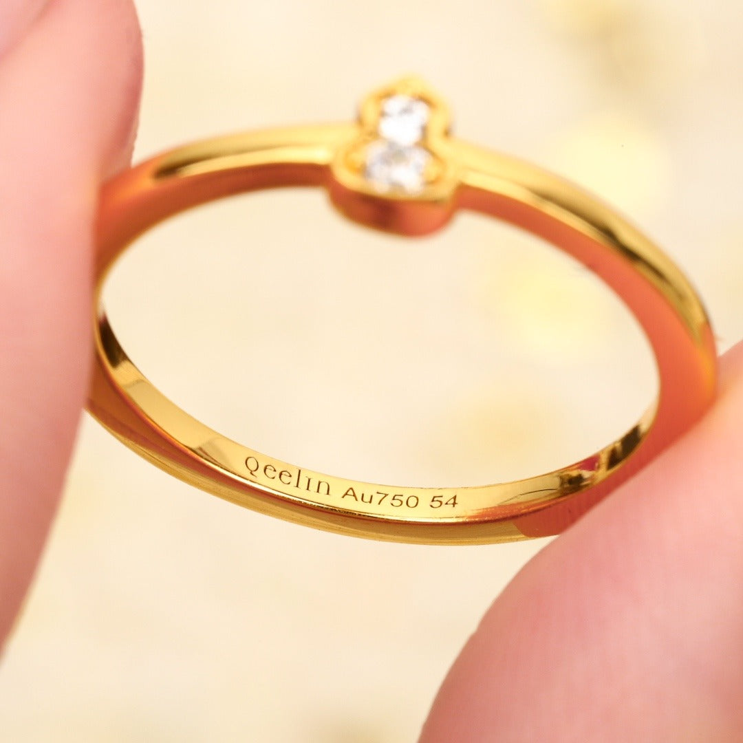 Qeelin Sterling Silver Round Ring