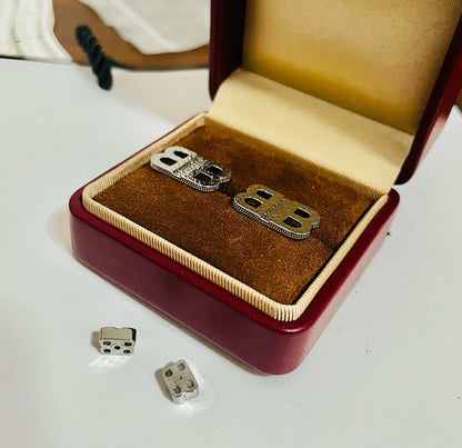 Balenciaga Brass Earrings