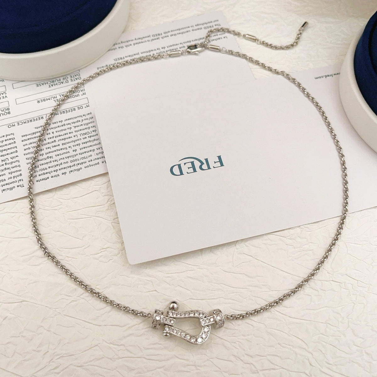Fred Silver Brass Necklace