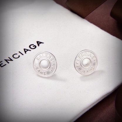 Balenciaga Brass Earrings