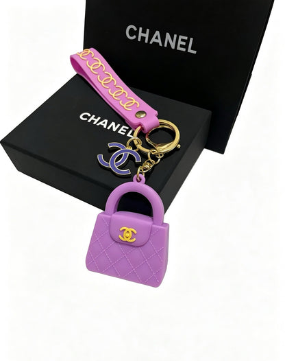 Chanel Vintage-Finish Keychain