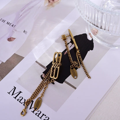 Balenciaga Brass Earrings