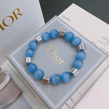 Dior Sterling Silver Vintage-Finish Bracelet