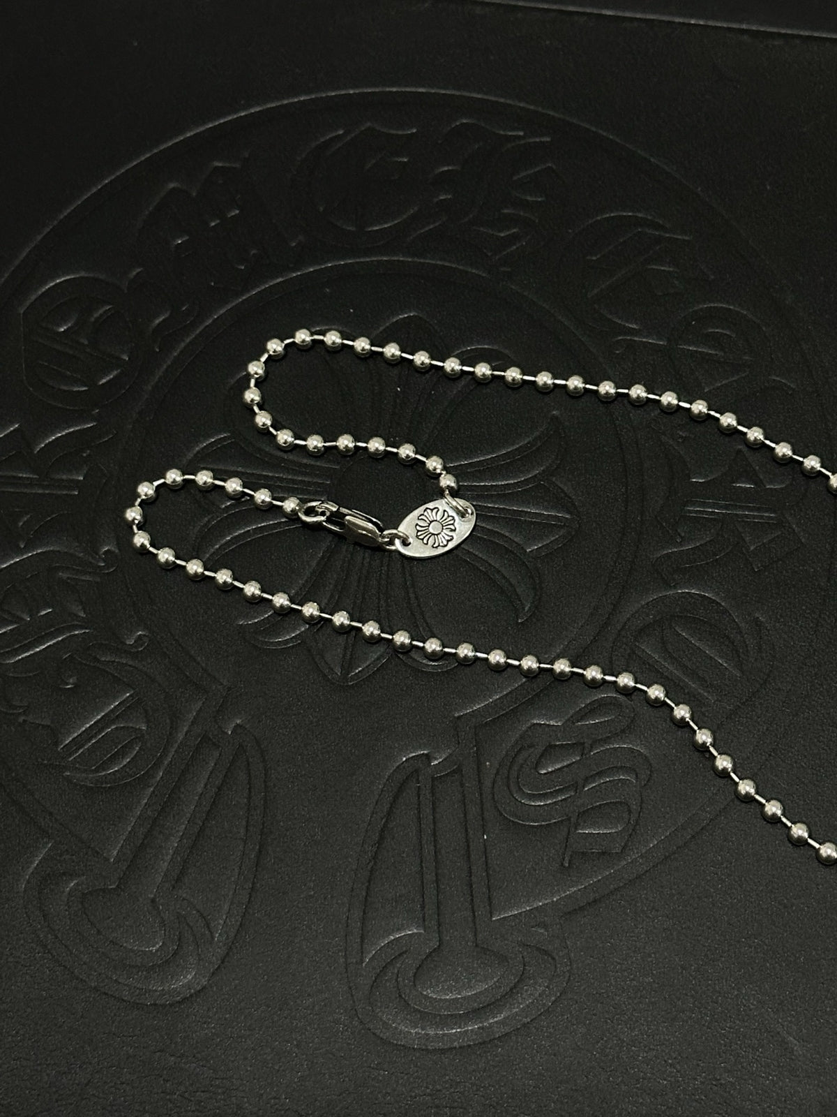 Chrome Hearts Sterling Silver Cross Necklace