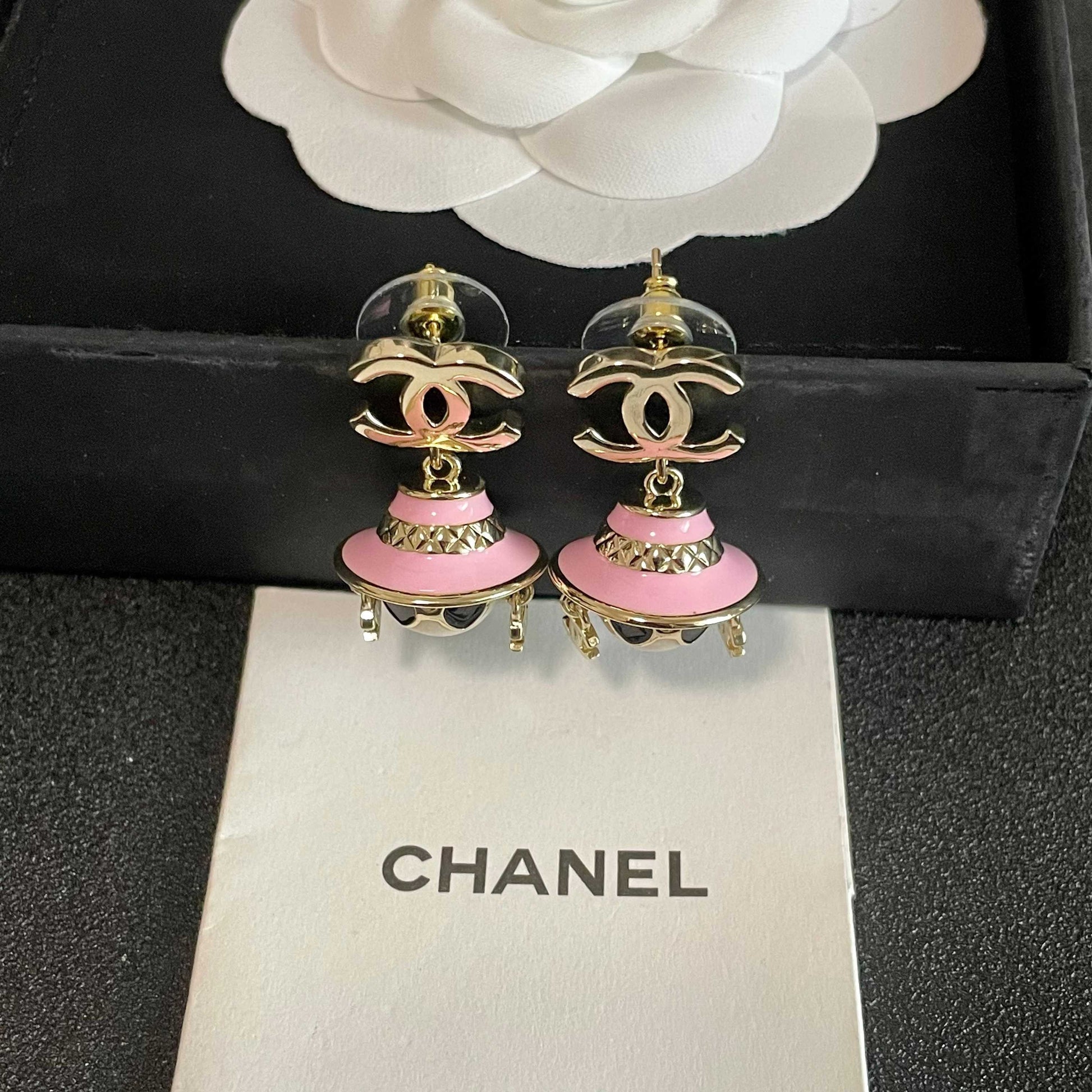 Chanel Heart Earrings