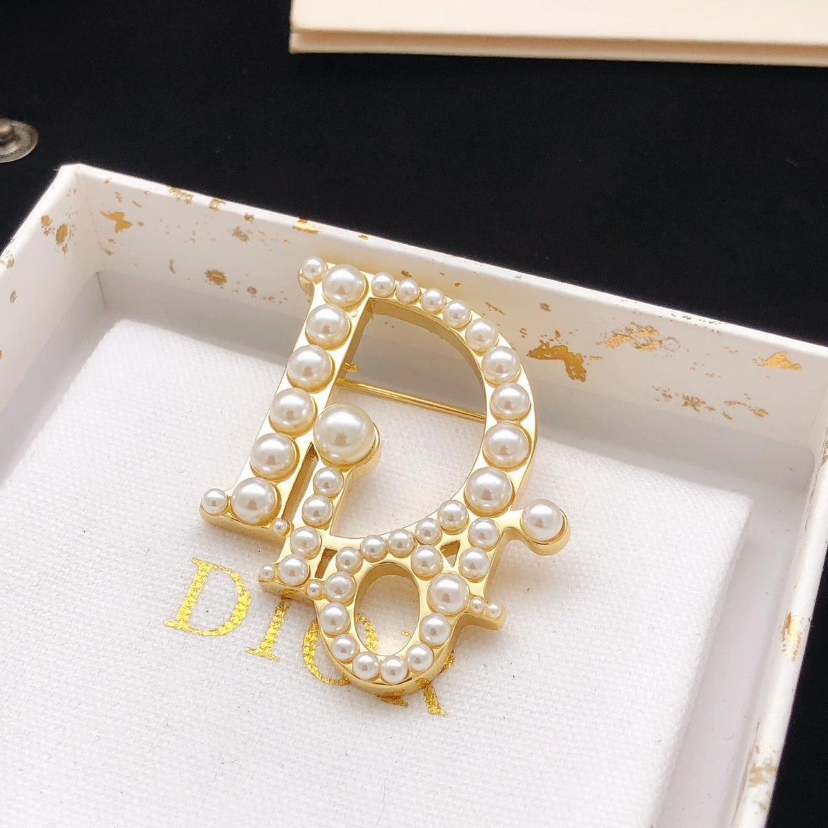 Dior Brass Brooch