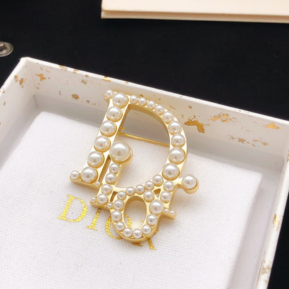 Dior Brass Brooch