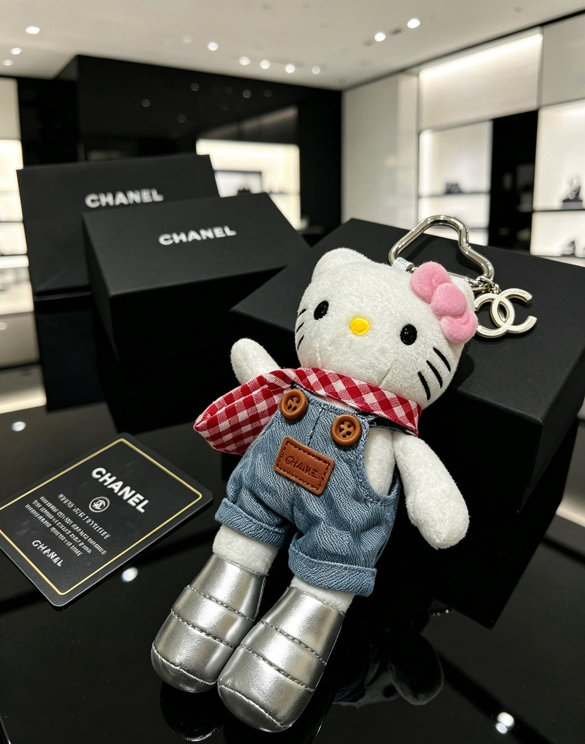Chanel Vintage-Finish Keychain