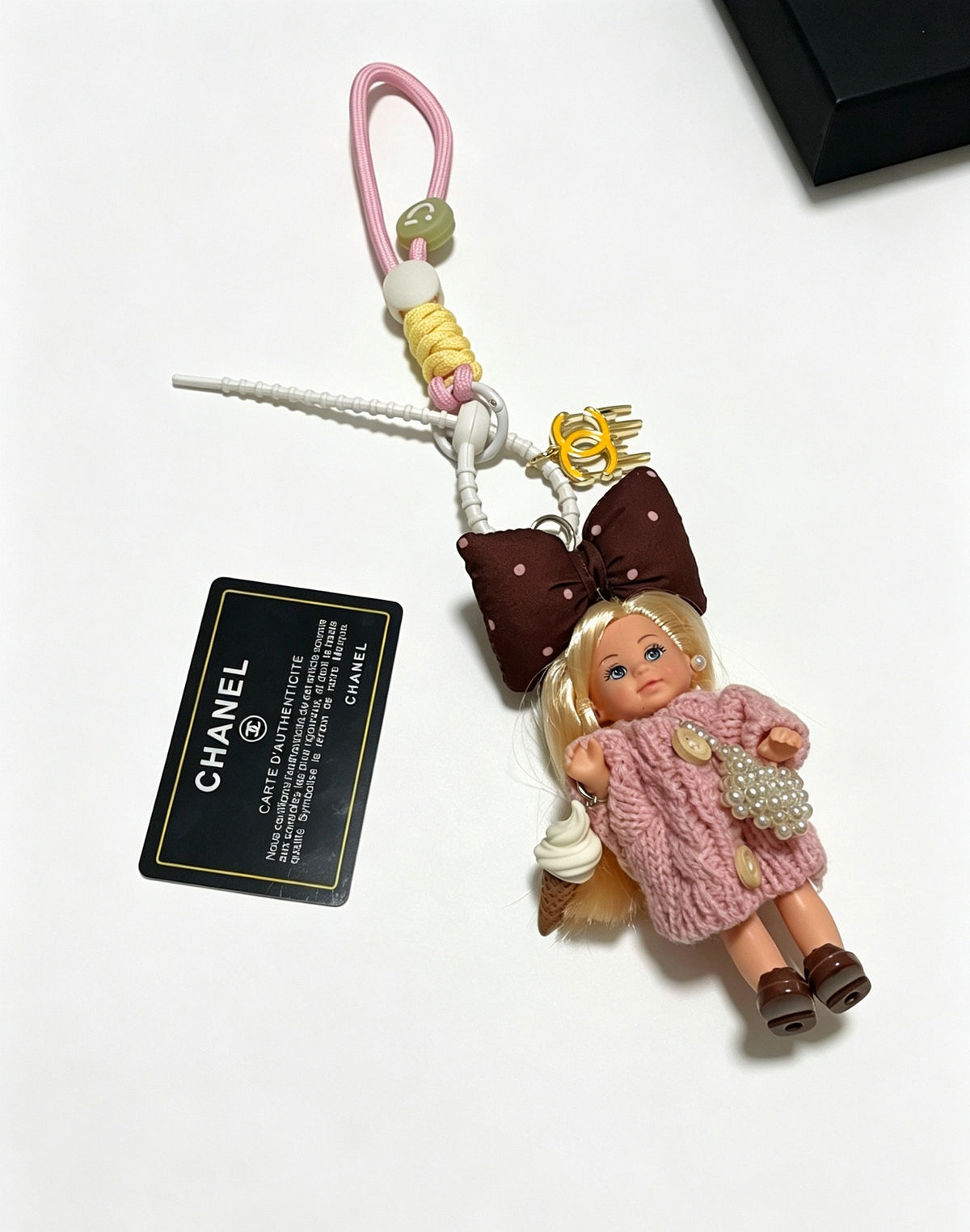 Chanel Vintage-Finish Keychain