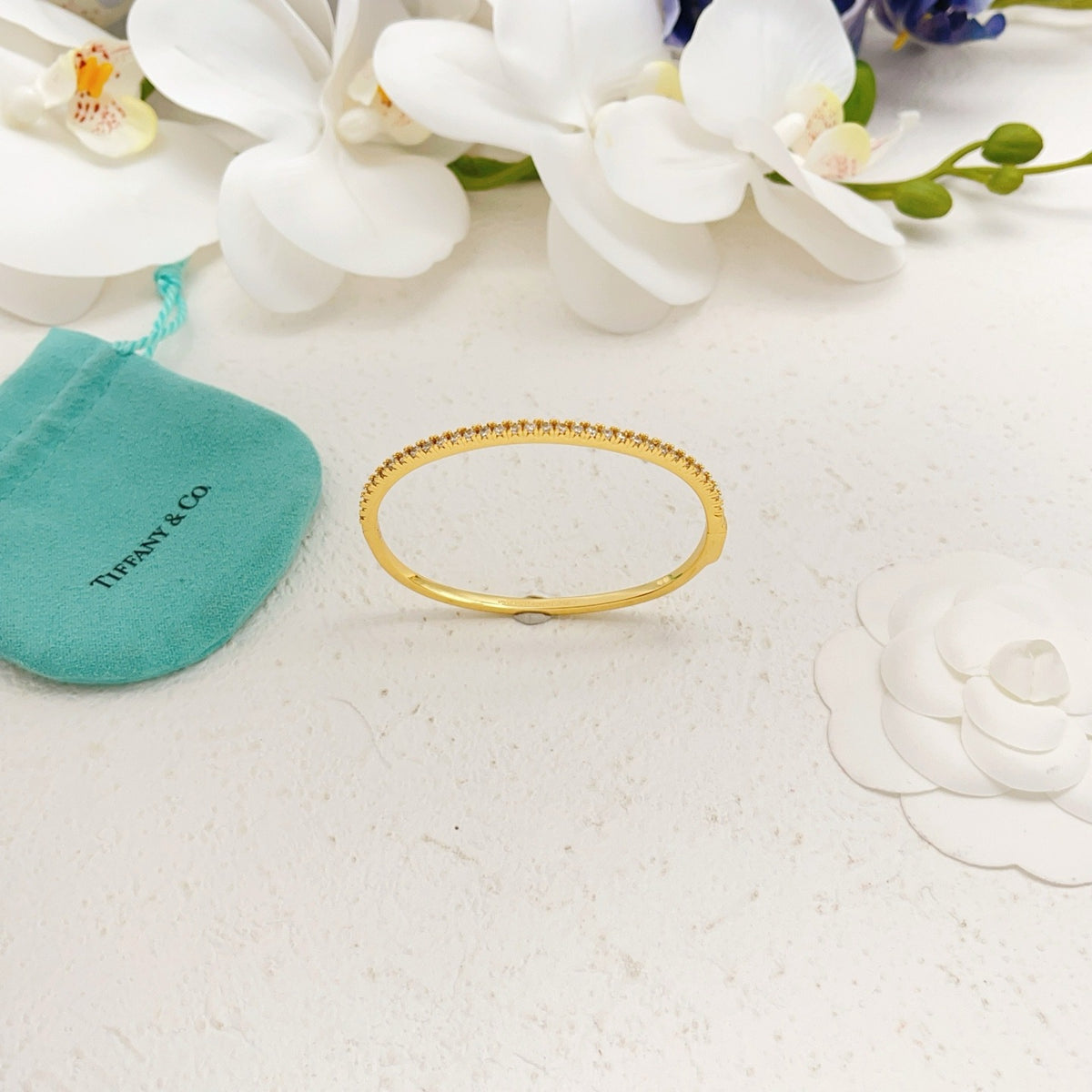 Tiffany & Co. Gold Brass Round Bracelet