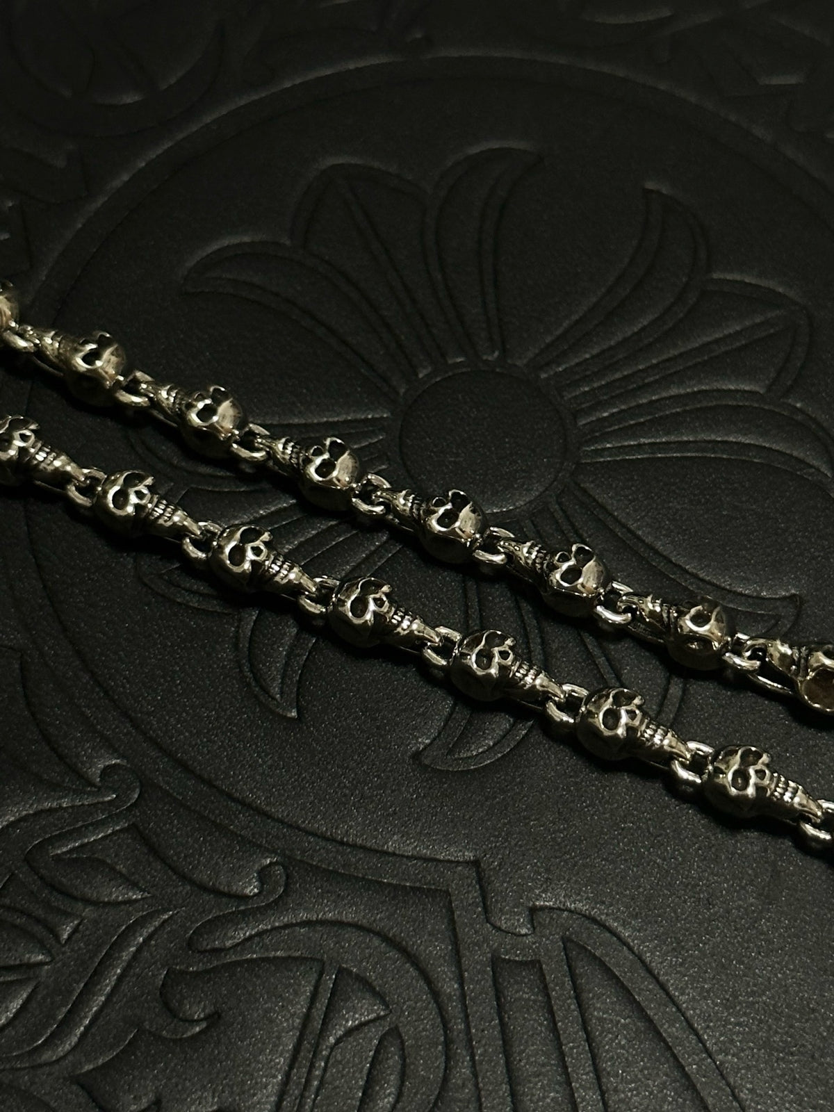 Chrome Hearts Sterling Silver Cross Necklace