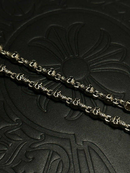 Chrome Hearts Sterling Silver Cross Necklace