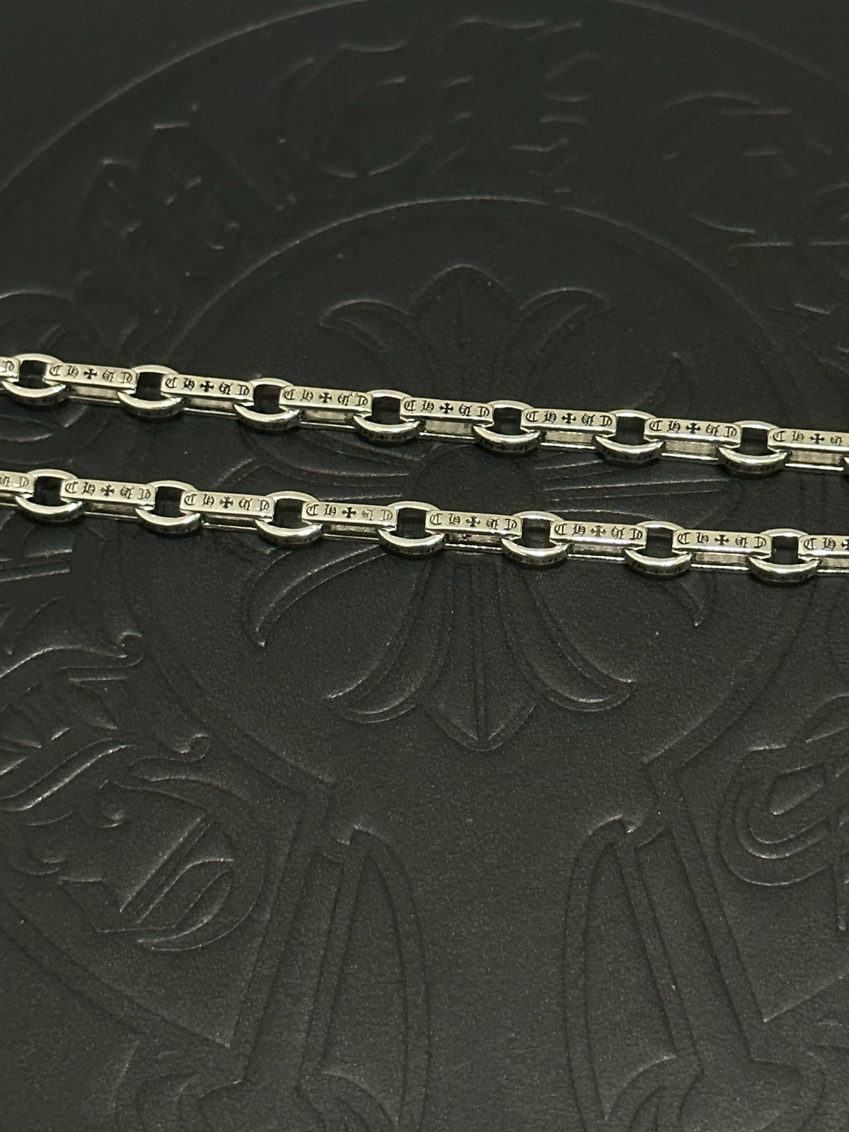 Chrome Hearts Sterling Silver Cross Necklace