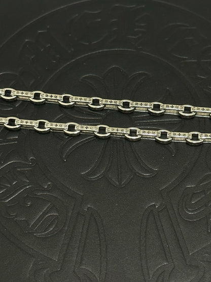 Chrome Hearts Sterling Silver Cross Necklace