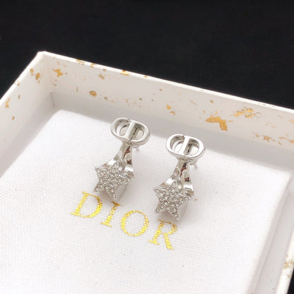 Dior Brass Star Earrings