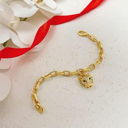 Cartier Gold Brass Bracelet